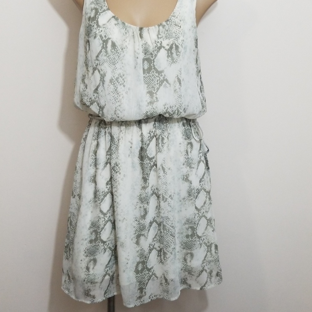 BAR III SNEACK PRINT MIDI WOMEN'S DRESS SIZE M, - Picture 4 of 7